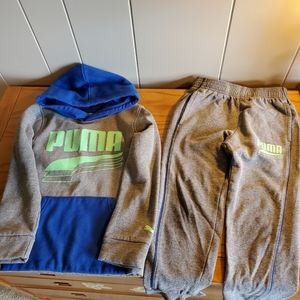 Boys size 6 Puma Sweatsuit